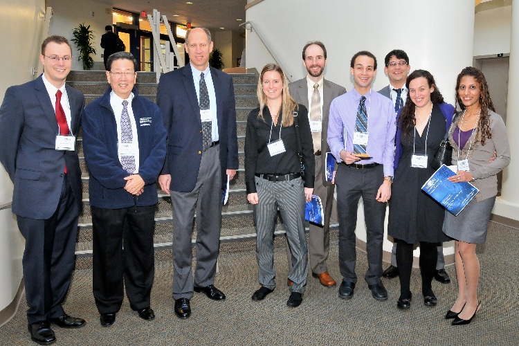 Drs. Matthew Fisher, Savio Woo and Lou Soslowsky with University of Pennsylvania Research