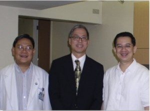 Dr. Antonio Tanchuling,  Chairman of Orthopaedic Surgery,  St. Luke's Medical Center, Manila, Philippines,  Dr. Mow and Dr. Syquia