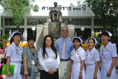 Dr. Chris Mow and Ms. Mickey Adams in Bangkok, Thailand